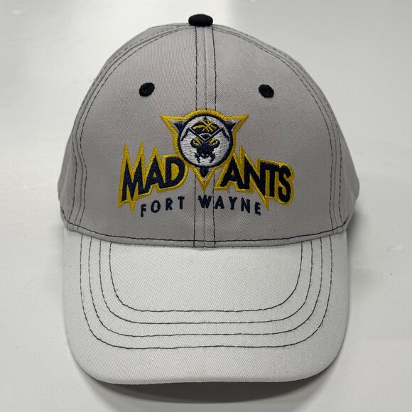 Fort Wayne Mad Ants Hat Cap Minor League Basketball Adjustable Gray Indiana - Picture 1 of 9